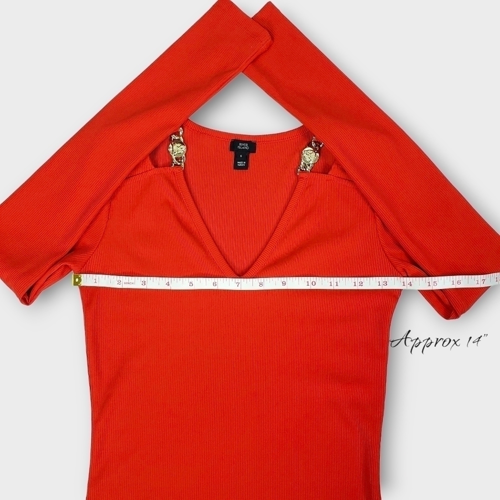 River Island Cut Out Hardware Top - Picture 8 of 11